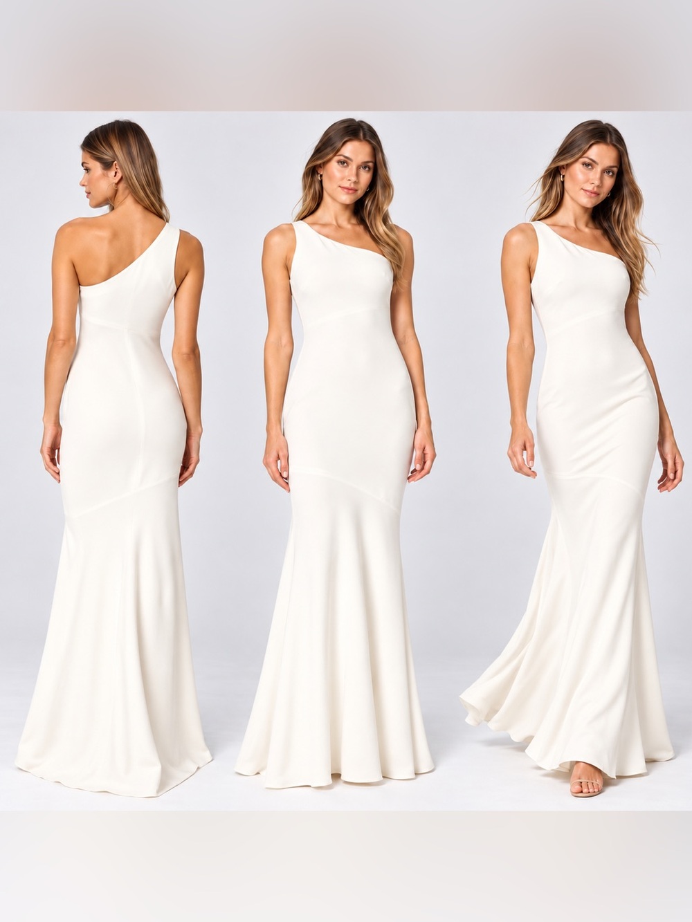 Cinq à Sept Dulcina Gown One Shoulder Size 0 Ivory Bridal